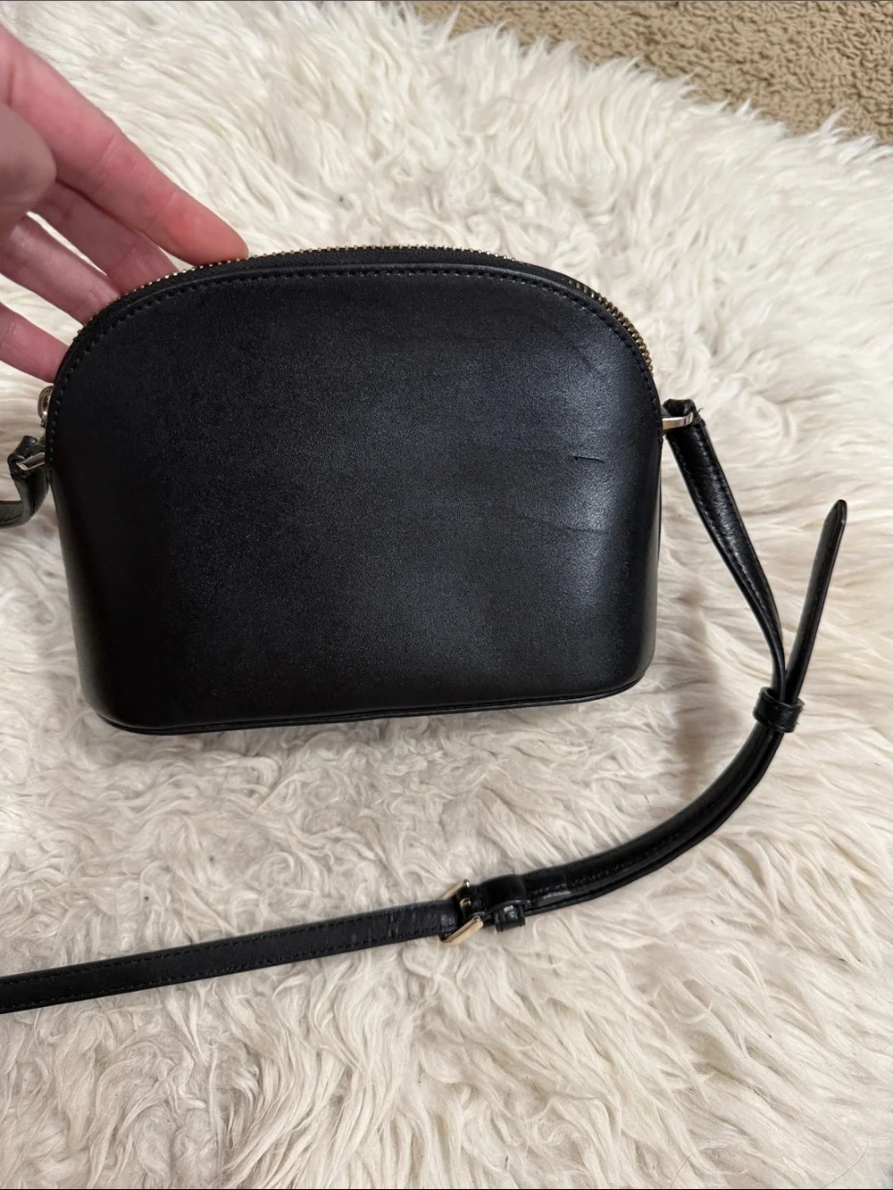 Kate Spade Kali‎ Small Dome Crossbody Leather Black